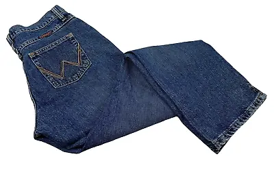 Wrangler Cowgirl Cut Jeans Womens 7/8 Western Medium Wash Denim • $19.88