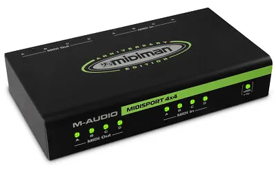 M-Audio MIDISport 4X4 Anniversary Edition 4-in/4-out MIDI Interface - Brand New! • $269.99