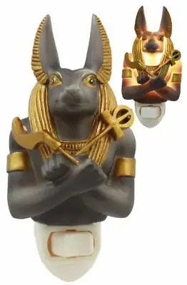 Ebros Ancient Egyptian Anubis Decorative LED Wall Plug In Night Light • £17.51