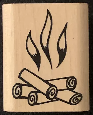 A Muse Artstamps Campfire Rubber Stamp • $3.99