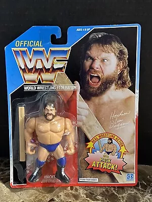 Hacksaw Jim Duggan  Hack Attack!  Collector Card.  Wwf Hasbro No Yellowing • $169.99