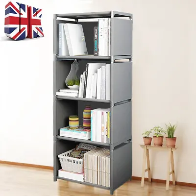 £11.68 • Buy 5 Tier 4 Cubes Modern Book Shelves Storage Shelf Bookcase Display Unit Organizer