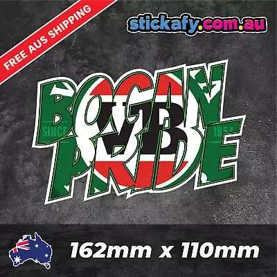 Bogan Pride VB Sticker Funny Laptop Car Window Bumper 4x4 Ute Decal • $4.95