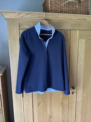 GANT ‘Rugby Shirt Design’ Dark Blue And Pale Blue Size XL • £6.99