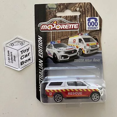 $5.79 • Buy MAJORETTE - Toyota Hilux Revo (Australian Edition - Rescue - 1/64 Scale*) D94