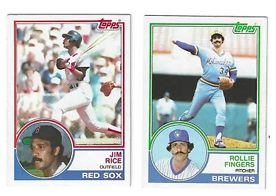 1983 Topps Baseball Card Singles #1 - 300 (You Pick To Complete Your Set) • $1