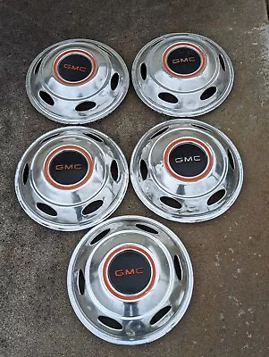 Mobile Home GMC 17  NOS Hubcaps #2234617 Set • $249.99