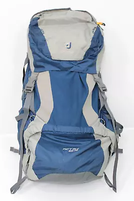 Deuter Act Lite 65 +10 Rucksack Framed Hiking Backpack Daypack Blue & Gray • $69