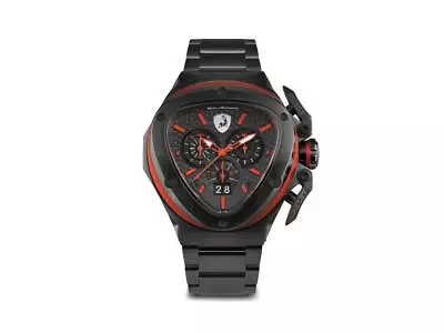 Tonino Lamborghini Spyder X Red Quartz Watch PVD 53 Mm Chrono T9XA-B • $1665