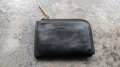 Calvin Klein Wallet & Card Holder Black Zip Closure - Used • £7