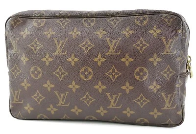 £179.53 • Buy Authentic LOUIS VUITTON Trousse Toilette 28 Monogram Cosmetics Pouch #47106