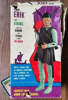 Erik The Viking Complete With Accessories And Box By Marx Box Damage • $199.95