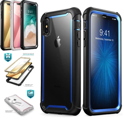 $20.99 • Buy I-Blason IPhone XS Max 6.5 Case Protective Ares Clear Case With Screen Protector