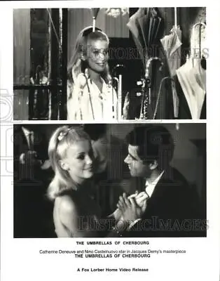 Press Photo Catherine Deneuve & Nino Castelnuovo In  The Umbrellas Of Cherbourg  • $19.99