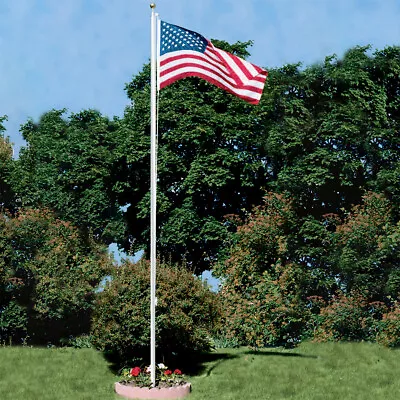 Super Tough 25ft Outdoor Flagpole Kit • $139.95