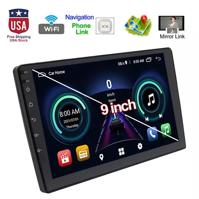 9 Inch Universal Android Car Stereo GPS Navi Radio Player 2+16 Tablet Head Unit • $65.80