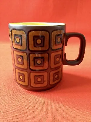 Hornsea Pottery ‘Geometric’ John Clappison Vintage Ceramic Mug 90mm. Tall • £15.99