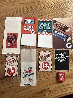 Collection Advertising Milk Bar Cafe Cards Bushells Mars • $20