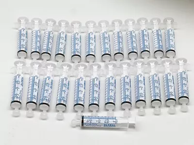 10cc ULTRA-FLO ORAL Syringes 10ml Non-Sterile Syringe + CAP- 2 Teaspoon -25 Pack • $17.99