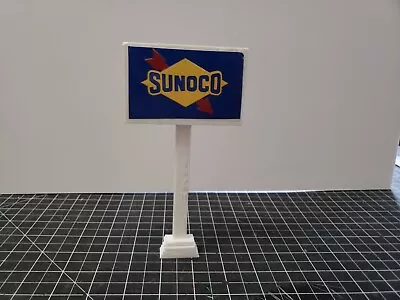 1:24 / 1:25 Scale Diorama SUNOCO Gas Station Sign • $14.36