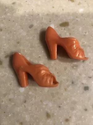 MEGO Cher  Doll Pink Salmon Heel ShoesVintage 1976 For Farrah Or Diana Ross • $9.95
