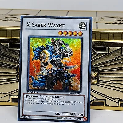 Yu-Gi-Oh! X-Saber Wayne - 5DS3-EN042 - 1st Edition - Super Rare - LP • $1.78