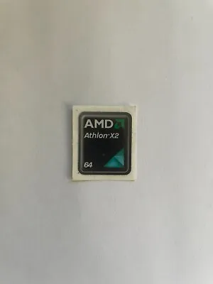 AMD Athlon 64 X2 Sticker Case Badge PC Computer Logo New From EU • $3