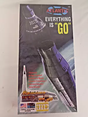 Atlantis Mercury Capsule & Atlas Booster W/Launch Pad 1/110 Plastic Model Kit • $34.99