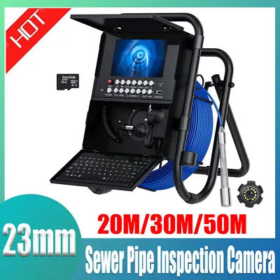 Meter Counter DVR Pipe Inspection Camera HD Drain Sewer Camera 7inch IPS Monitor • $812.99