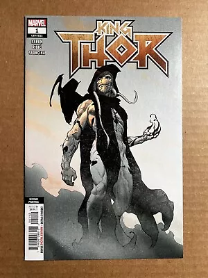 King Thor #1 Esad Ribic 2nd Second Print HTF NM Marvel 2019 • £28.15