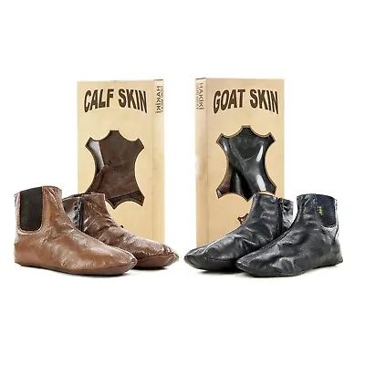 Leather Calf And Goat Handmade Kuffain Shoes Umrah Hajj Mest Winter Socks 2Color • $37.90