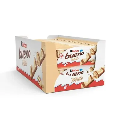 Kinder Bueno White Chocolate Bar 30 X 39g - Full Box • £18.50