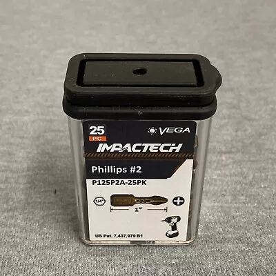 VEGA P125P2A-25 - Impactech #2 Phillips Insert Bit 25 Pack • $17.09