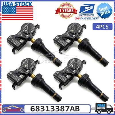 68105280AF Tire Pressure Sensor TPMS For Jeep Compass Grand Cherokee Renegade US • $37.46