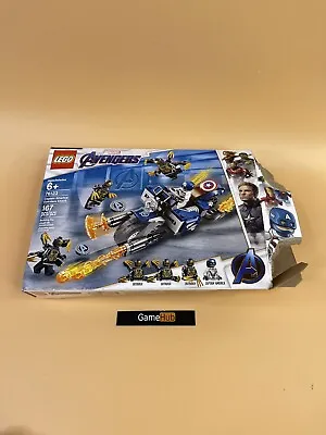 £7.74 • Buy LEGO Marvel Avengers Minifigures Captain America & Outriders Manual & Box #76123