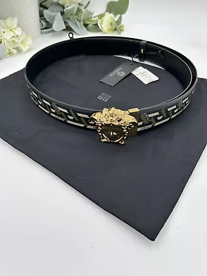 Men’s Versace Medusa Head Belt Size 130 Cm Can Be Made Smaller Made In Italy • $245