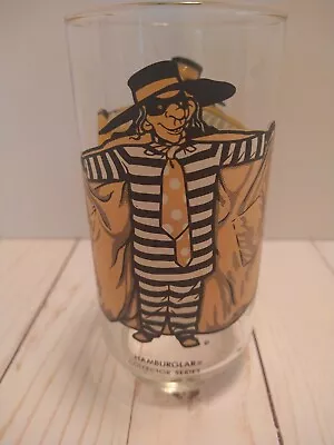 VINTAGE Hamburglar Glass Cup McDonalds Collector Series 1970's   • $5.99