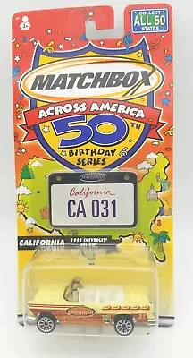 2001 California 1955 Chevy Bel Air Matchbox Across America 50th Birthday Series  • $9.19