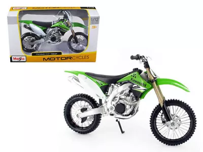 Kawasaki KX 450F Green 1/12 Diecast Motorcycle Model By Maisto • $28.49