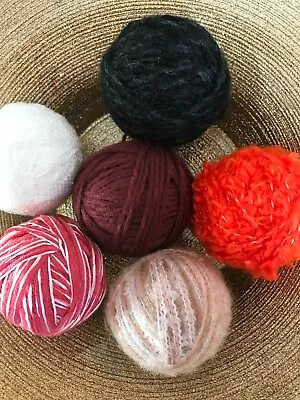 ODD105 - 100g  Small Wool Yarn Oddments Great For Crafts Crochet Etc • £6.49