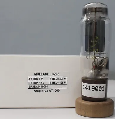 GZ33 Mullard  O  Getter Triple Mica Made In Gt.Britian Amplitrex Tested • $144