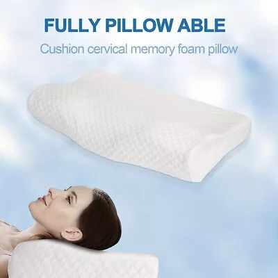 Memory Foam Soft Orthopedic Contour Pillow For Neck Pain • $30.39