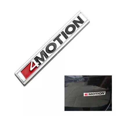 £5.98 • Buy 4MOTION Rear Boot Badge Emblem Decal Logo 4 MOTION For VW Golf Touareg Amrok