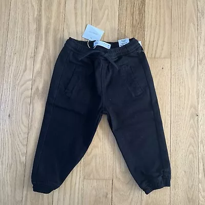 ZARA Baby Boy Black Joggers Size 18-24 Mths • $12.99