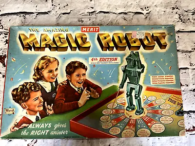 Vintage 1950s Amazing Magic Robot Board Game 4th Edition. Merit Toys England • £12.99