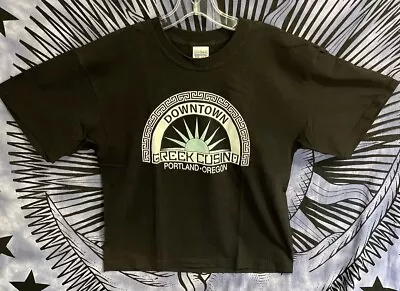 Vintage Staff T-Shirt From Portland Greek Restaurant “Powered By Ouzo” Mens L • $7.99