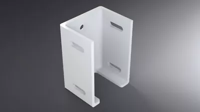 3d PRINTED - WHITE VINYL FENCE REPLACEMENT BRACKETS- PACK Of 6 • $30