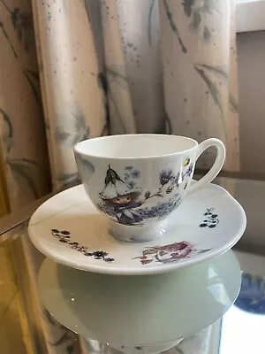 Coalport Victoria Plum Cup And Saucer 1980s • £9.99