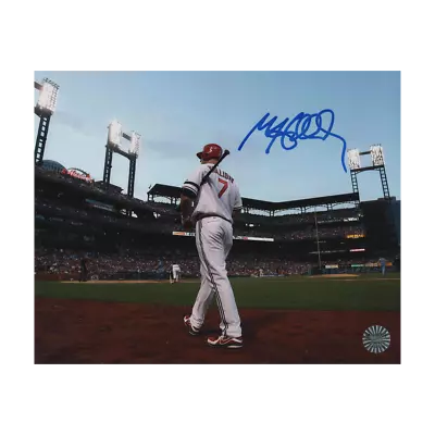 Matt Holliday St Louis Cardinals Autographed On Deck Photo - Fan Cave COA • $79.99