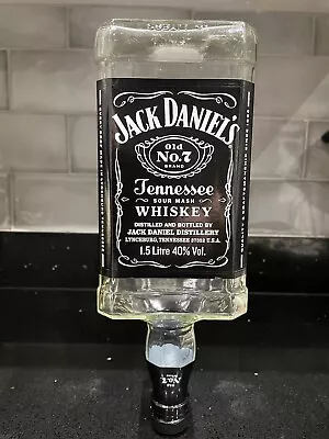 £2.99 • Buy Jack Daniels 1.5 Litre Empty Optic Bottle With Upside Down Label